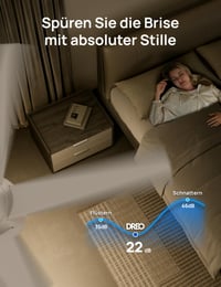 Inteligentný stropný ventilátor DREO so svetlom, 132 cm, 12 rýchlostí, 3 režimy, plynulé stmievanie LED svetla, tichý jednosmerný motor (DC), 12-hodinový časovač, diaľkové ovládanie/aplikácia/Alexa, biely 8