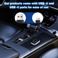 Drepint 3 v 1 bezdrôtový CarPlay a Android Auto adaptér, s funkciou AirPlay, Plug and Play, kompatibilný s iPhone iOS 10+ a Android 11+ 9