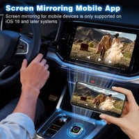 Drepint 3 v 1 bezdrôtový CarPlay a Android Auto adaptér, s funkciou AirPlay, Plug and Play, kompatibilný s iPhone iOS 10+ a Android 11+ 3
