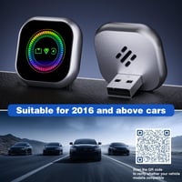 Drepint 3 v 1 bezdrôtový CarPlay a Android Auto adaptér, s funkciou AirPlay, Plug and Play, kompatibilný s iPhone iOS 10+ a Android 11+ 8