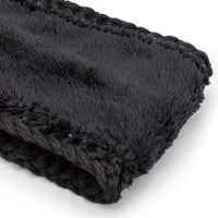 DRESHOW női meleg kötött fejpánt téli fülmelegítő vastag fleece béléssel 6