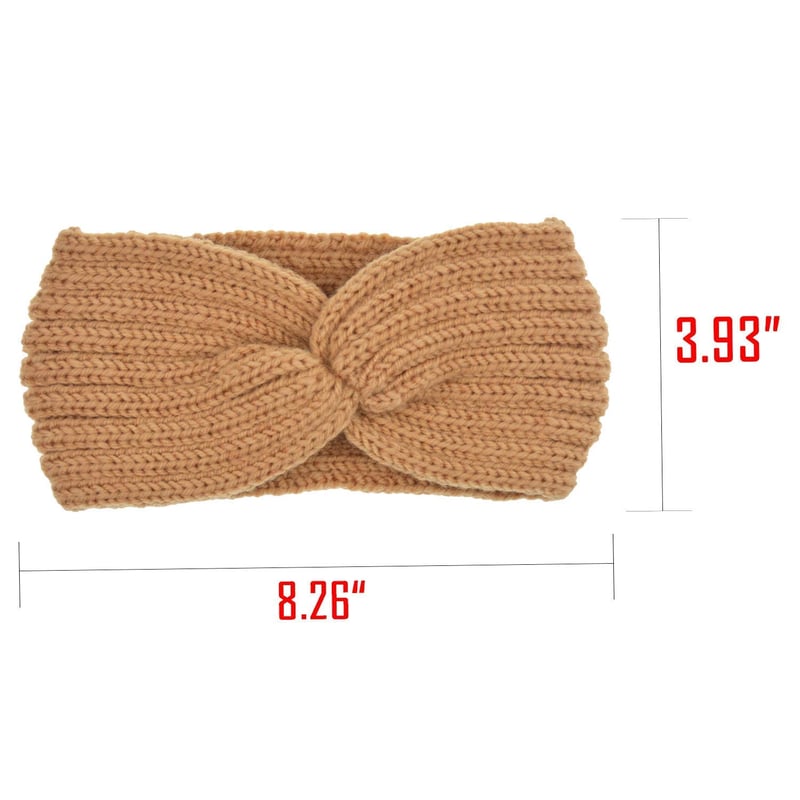 Dreshow női téli horgolt fejpánt szett, 6 darabos csomag
