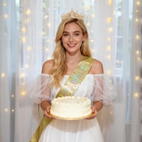 DRESHOW Születésnapi Korona és Szalag Szett Strasszos Tiara Hajdísz 9