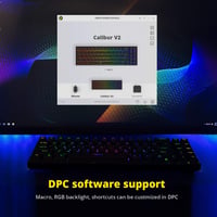 DREVO Calibur V2 Pro Bluetooth 5.1 Wireless RGB Mechanikus Gaming Billentyűzet 72 Gomb 5