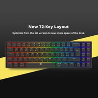 DREVO Calibur V2 Pro Bluetooth 5.1 Wireless RGB Mechanikus Gaming Billentyűzet 72 Gomb 2