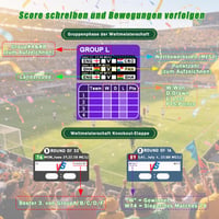 Drezesov 2026 Foci Világbajnokság Poszter Szett és Zászlófüzér, 10 m Kétoldalas Zászló és 2 db Nagy Focis Tervező Ajándék Szurkolóknak (A2, 4
