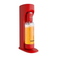 Drinkmate OmniFizz aparat za gaziranje - gazira bilo koje piće bez razrjeđivanja, s bocom od 1L bez BPA, automatski rad, crveni 1