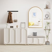Dripex Arany Kerek Boltíves Tükör 60x90 cm Alumínium Kerettel - HD Fali Tükör Fürdőszobába, Öltözőbe, Nappaliba, Törhetetlen Üveggel 3