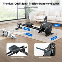 Dripex Mágneses Evezőgép 16 Fokozatú Ellenállással és LCD Kijelzővel 5