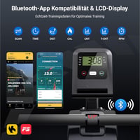 Dripex Mágneses Evezőgép 16 Fokozatú Ellenállással és LCD Kijelzővel 3