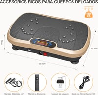 Dripex Vibrációs Tréning Platform 99 Szinttel, Bluetooth Hangszoróval 5