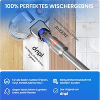 Dripl Mopovací nadstavec pre vysávače Dyson V7/V8/V10/V11/V15/Gen5, elektrický mop na podlahy, s odnímateľnou nádržkou na vodu, 6 umývateľnými mopmi a 1 nabíjačkou 5