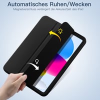Obal na iPad drivego (A16) 11. generácia 11 palcov 2025 / iPad 10. generácia 10,9 palcov 2022 – Ochranné puzdro čiernej farby 3