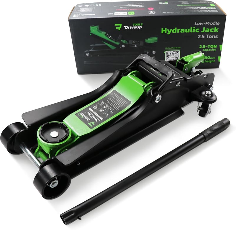 DriveUpTools hidraulikus emelő 2.5T 85-350mm emeléssel 2500kg terhelhetőség