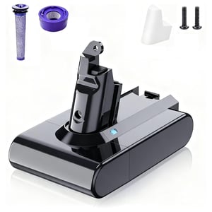Drrivotk 21.6V Csereakkumulátor Dyson V6 Porszívóhoz - Fejlesztett V6 Replacement Akkumulátor