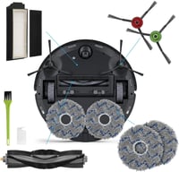 DrRobor Kiegészítő Készlet Ecovacs Deebot X1 Omni Robotporszívóhoz - Porzsák, Kefe, HEPA Szűrő, Oldalkefe és Felmosópárna Szett 7