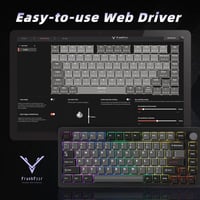DrunkDeer A75 Pro Mechanikus Gamer Billentyűzet RGB 75% TKL Gyors Trigger 6