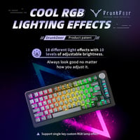 DrunkDeer A75 Pro Mechanikus Gamer Billentyűzet RGB 75% TKL Gyors Trigger 5