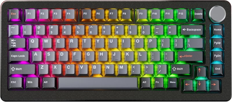 DrunkDeer A75 Pro Mechanikus Gamer Billentyűzet RGB 75% TKL Gyors Trigger