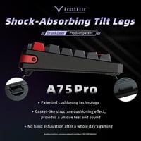 DrunkDeer A75 Pro Mechanikus Gaming Billentyűzet 75% Rapid Trigger Csendes Mágneses Kapcsoló RGB Világítás PBT Keycap 3