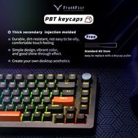 DrunkDeer A75 Pro Mechanikus Gaming Billentyűzet 75% Rapid Trigger Csendes Mágneses Kapcsoló RGB Világítás PBT Keycap 8