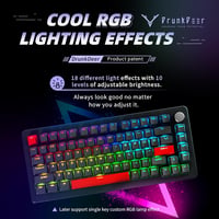 DrunkDeer A75 Pro Mechanikus Gaming Billentyűzet 75% Rapid Trigger Csendes Mágneses Kapcsoló RGB Világítás PBT Keycap 7