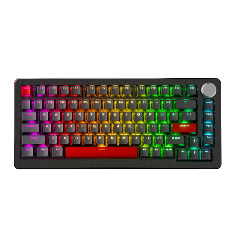 Mechanická herná klávesnica DrunkDeer A75 Pro 75% Rapid Trigger Tiché magnetické spínače RGB podsvietenie PBT klávesy