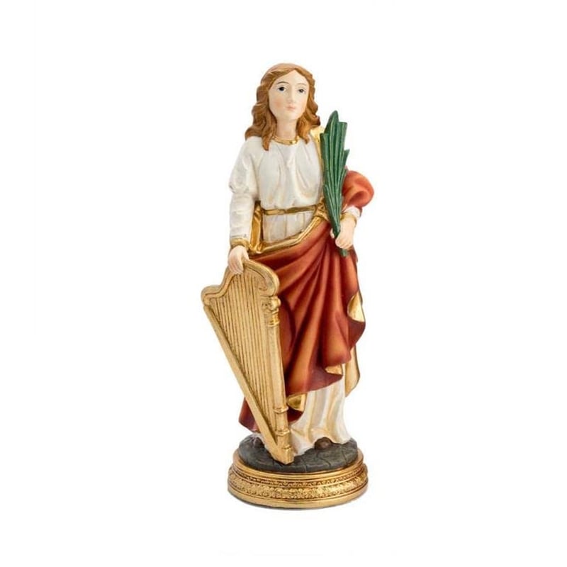 Figura Svete Cecilije DRW, ručno oslikana, smola, 20 cm