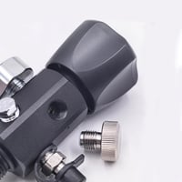 Adaptér plniacej stanice ventilu DRYHTEN DIN 4500 psi / 300 bar s 50 cm hadicou, dvojitým manometrom, pre potápačské fľaše, paintball, PCP, airsoft, HPA fľaše M18x1.5 5