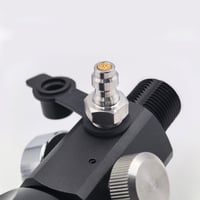 Adaptér plniacej stanice ventilu DRYHTEN DIN 4500 psi / 300 bar s 50 cm hadicou, dvojitým manometrom, pre potápačské fľaše, paintball, PCP, airsoft, HPA fľaše M18x1.5 3
