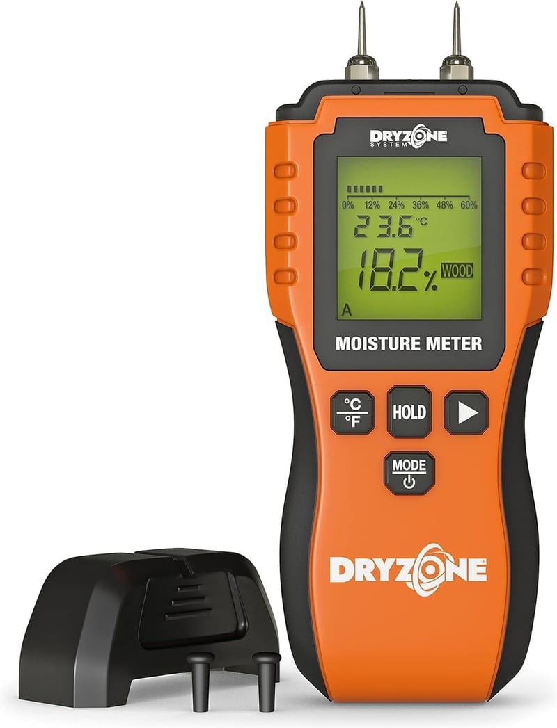 Dryzone Nedvességmérő - Fal, Fa, Kő és Építőanyag Méréshez