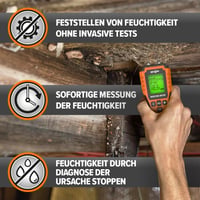 Dryzone Nedvességmérő - Fal, Fa, Kő és Építőanyag Méréshez 2