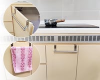 ds. distinctive style Konyhai Törölközőtartó Szekrényre 2 db Rozsdamentes Acél 5
