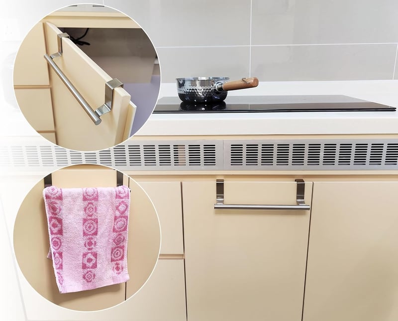 ds. distinctive style Konyhai Törölközőtartó Szekrényre 2 db Rozsdamentes Acél