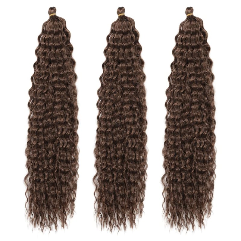 Dsoar 22 Inch Deep Twist Crochet Hajfonás 3 Csomag Ocean Wave Szintetikus Hajhosszabbítás Nőknek