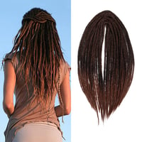 Dsoar 50cm Szintetikus Dreadlocks Crochet Fonott Haj Reggae Stílusú 1