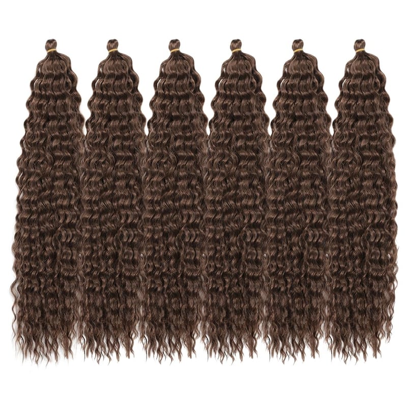 Dsoar Deep Twist Szintetikus Hullám Fonott Haj 22 Inch 6 Csomag Ombre