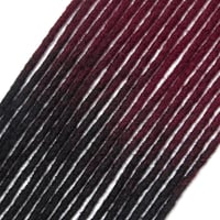 Dsoar Szintetikus Dreadlock Extensions 60cm Kézműves Haj Hosszú Fonott Fonat 3