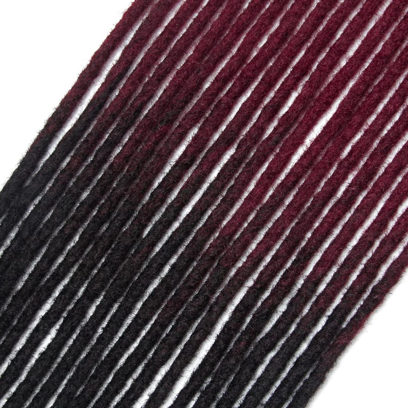 Dsoar Szintetikus Dreadlock Extensions 60cm Kézműves Haj Hosszú Fonott Fonat