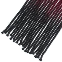 Dsoar Szintetikus Dreadlock Extensions 60cm Kézműves Haj Hosszú Fonott Fonat 2