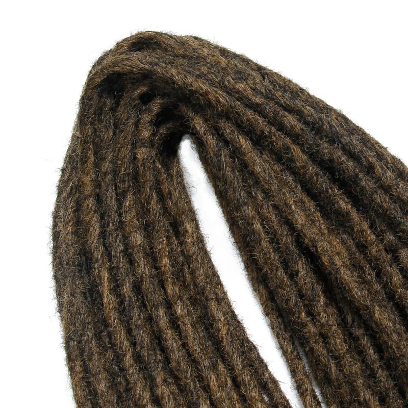 Dsoar Vékony Szintetikus Dreadlock Hajhosszabbítás 50cm 10 Szál Horgolt Fonás