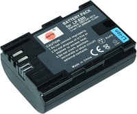 DSTE 2db Li-ion Akkumulátor + Micro USB Töltő Canon EOS R5 R6 5C XC10 XC15 LP-E6N 3