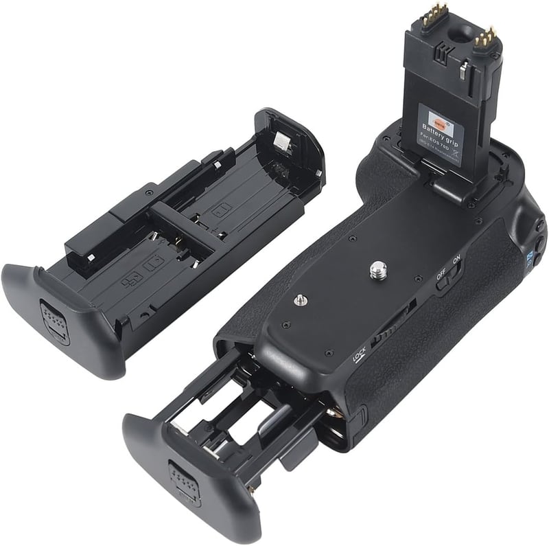 DSTE Pro BG-E14 Függőleges Akkumulátor Markolat Canon EOS 70D fényképezőgéphez
