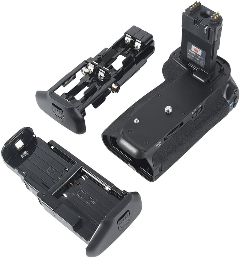DSTE Pro BG-E14 Függőleges Akkumulátor Markolat Canon EOS 70D fényképezőgéphez