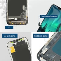 DTD iPhone 12 Mini LCD kijelző 5.4" Retina érintőképernyő szereléskészlettel 3