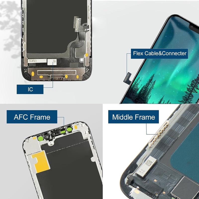 DTD iPhone 12 Mini LCD kijelző 5.4" Retina érintőképernyő szereléskészlettel