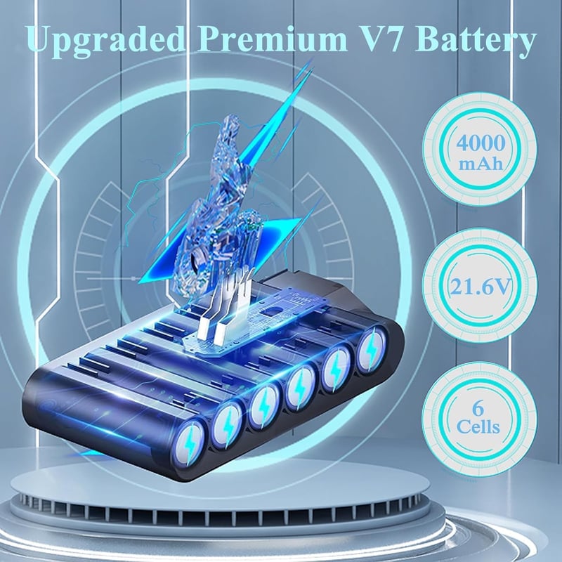DTK Dyson V7 SV11 akkumulátor 21,6V 4000mAh porszívóhoz