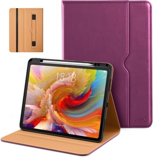 DTTO kožna futrola za iPad Pro 13" (M5/M4) 2024/2025 s držačem za olovku - ljubičasta