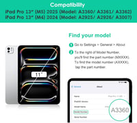DTTO iPad Pro 13" (M5/M4) Bőr Tok Ceruzatartóval, Lila 2