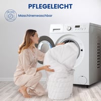 DUANDUAN Topper na matrac 140x200 cm, extra hrubá mäkká podložka na matrac, pohodlná vrchná vrstva na posteľ 6